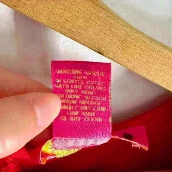 Catherine Malandrino Red Zip Back Top Shirt Blouse Unique Size Small - Picture 9 of 13